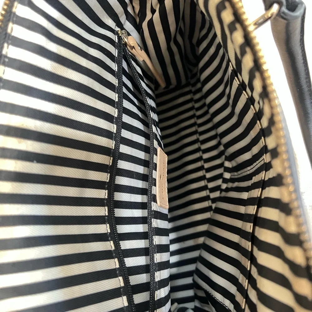Kate Spade NY Two Tone Hudson Street Blake Cruiser Handbag Satchel Purse